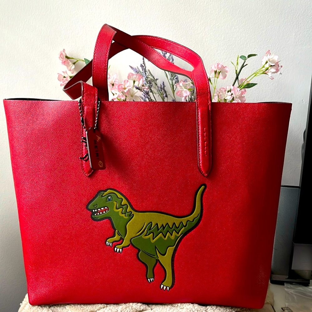 COACH REXY RED TOTE-Limited Edition EUC